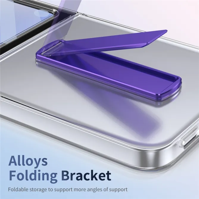 Coque Galaxy Z Flip7 FE / Z Flip 6 Transparente Support Integre