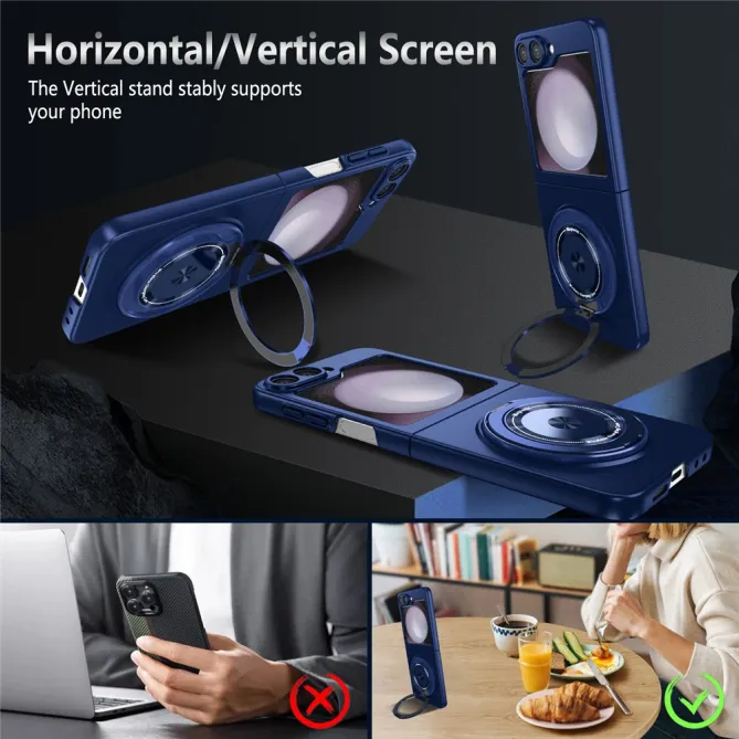Coque Galaxy Z Flip 6 / Z Flip 7 FE Anneau Rotatif Magnetique 360°