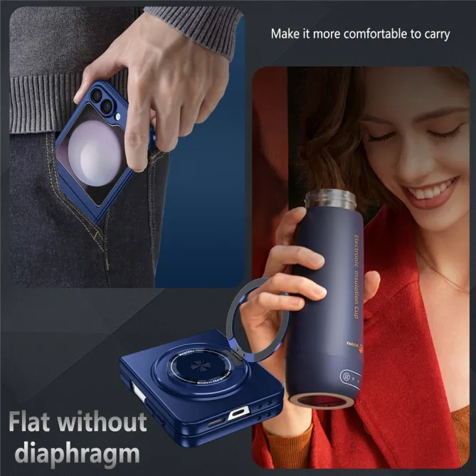 Coque Galaxy Z Flip 6 / Z Flip 7 FE Anneau Rotatif Magnetique 360°