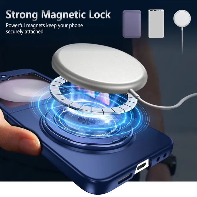 Coque Galaxy Z Flip 6 / Z Flip 7 FE Anneau Rotatif Magnetique 360°