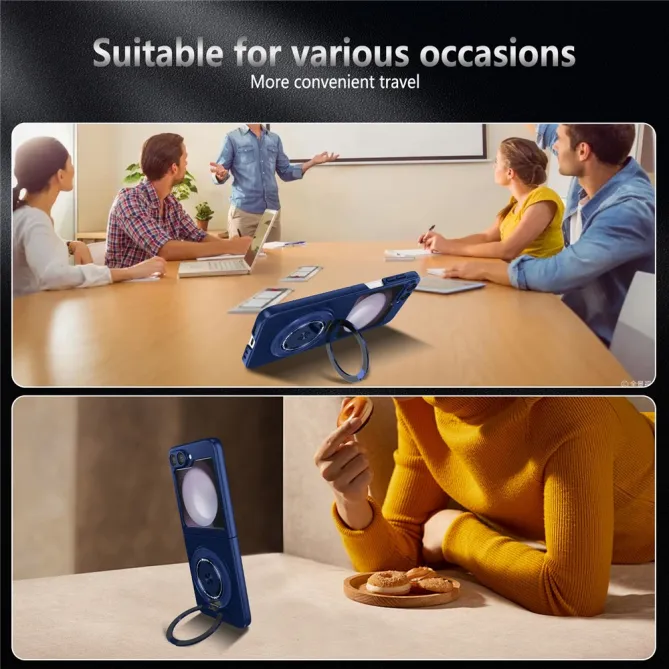 Coque Galaxy Z Flip 6 / Z Flip 7 FE Anneau Rotatif Magnetique 360°