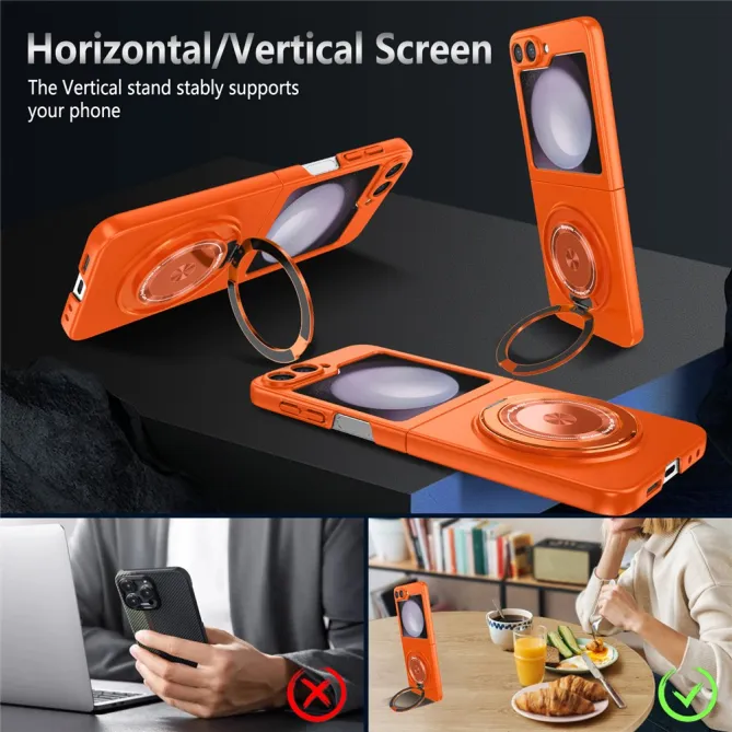 Coque Galaxy Z Flip 6 / Z Flip 7 FE Anneau Rotatif Magnetique 360°