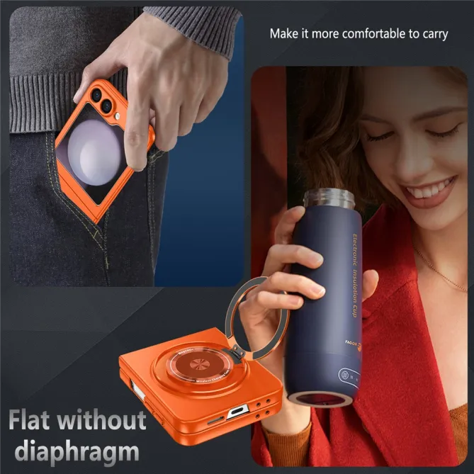 Coque Galaxy Z Flip 6 / Z Flip 7 FE Anneau Rotatif Magnetique 360°