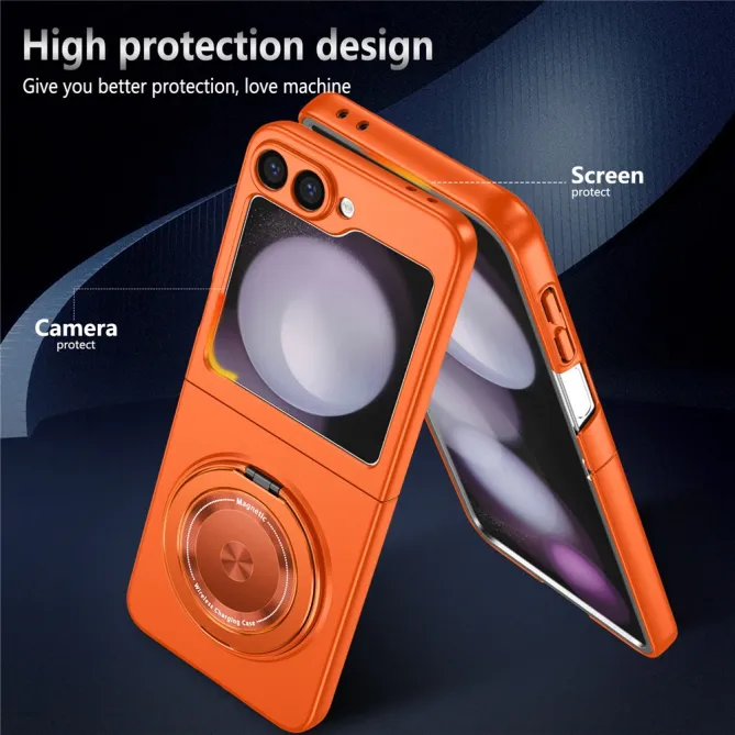 Coque Galaxy Z Flip 6 / Z Flip 7 FE Anneau Rotatif Magnetique 360°