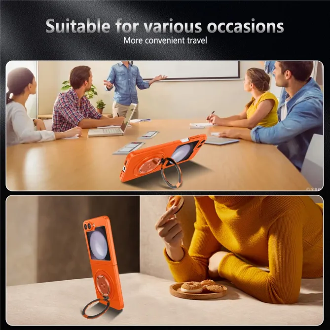Coque Galaxy Z Flip 6 / Z Flip 7 FE Anneau Rotatif Magnetique 360°