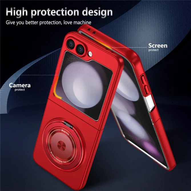 Coque Galaxy Z Flip 6 / Z Flip 7 FE Anneau Rotatif Magnetique 360°