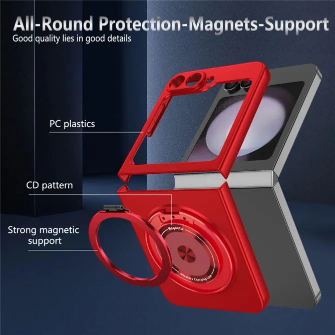 Coque Galaxy Z Flip 6 / Z Flip 7 FE Anneau Rotatif Magnetique 360°