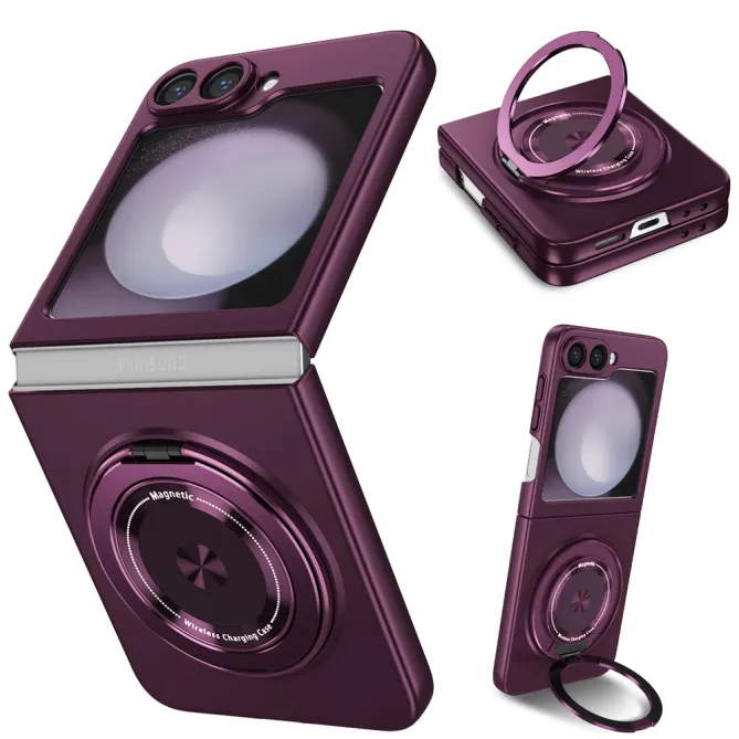 Coque Galaxy Z Flip 6 / Z Flip 7 FE Anneau Rotatif Magnetique 360°
