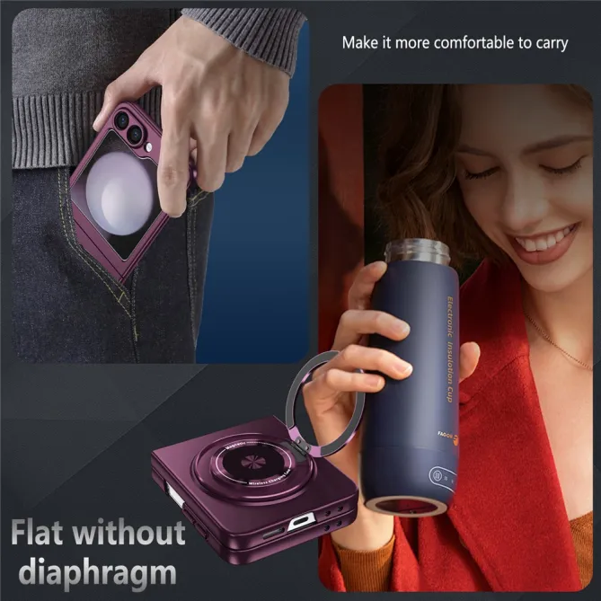 Coque Galaxy Z Flip 6 / Z Flip 7 FE Anneau Rotatif Magnetique 360°