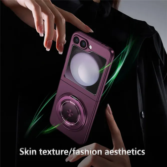 Coque Galaxy Z Flip 6 / Z Flip 7 FE Anneau Rotatif Magnetique 360°