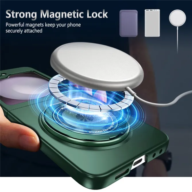 Coque Galaxy Z Flip 6 / Z Flip 7 FE Anneau Rotatif Magnetique 360°