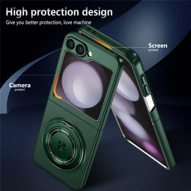 Coque Galaxy Z Flip 6 / Z Flip 7 FE Anneau Rotatif Magnetique 360°