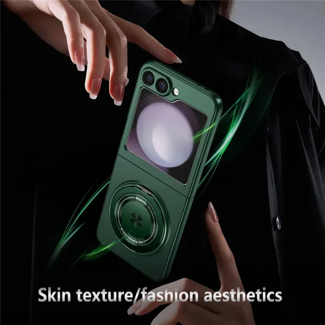 Coque Galaxy Z Flip 6 / Z Flip 7 FE Anneau Rotatif Magnetique 360°