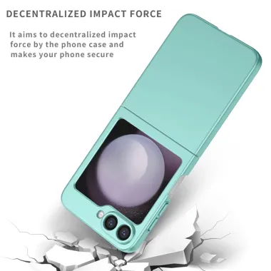 Coque Galaxy Z Flip 7 FE / Z Flip 6 Rigide Finition Soft-Touch Cyan - photo 50