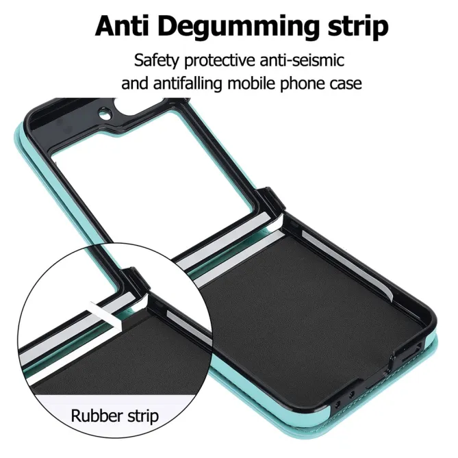 Housse Galaxy Z Flip 7 FE / Flip 6 Matelassee Bandouliere Amovible