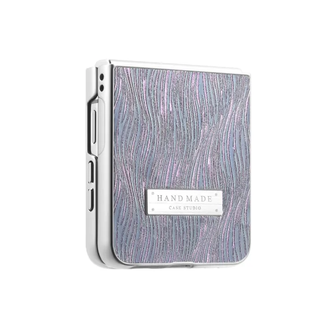 Coque Samsung Galaxy Z Flip 7 FE / Z Flip 6 Effet Vague Electroplate
