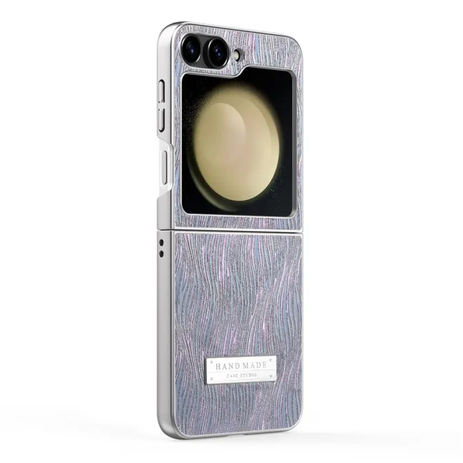 Coque Samsung Galaxy Z Flip 7 FE / Z Flip 6 Effet Vague Electroplate