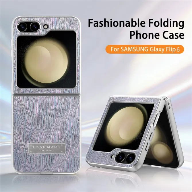 Coque Samsung Galaxy Z Flip 7 FE / Z Flip 6 Effet Vague Electroplate