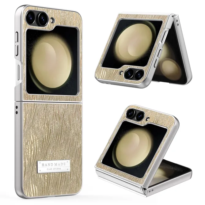 Coque Samsung Galaxy Z Flip 7 FE / Z Flip 6 Effet Vague Electroplate