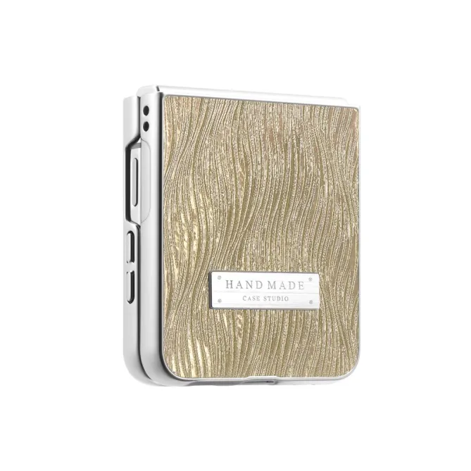Coque Samsung Galaxy Z Flip 7 FE / Z Flip 6 Effet Vague Electroplate