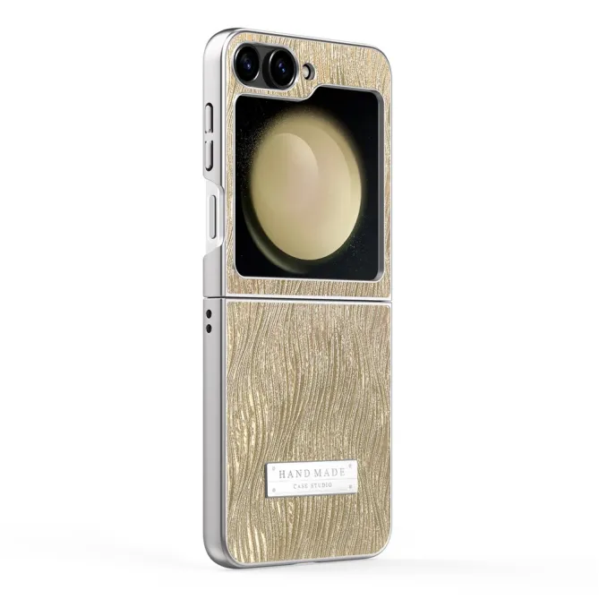 Coque Samsung Galaxy Z Flip 7 FE / Z Flip 6 Effet Vague Electroplate