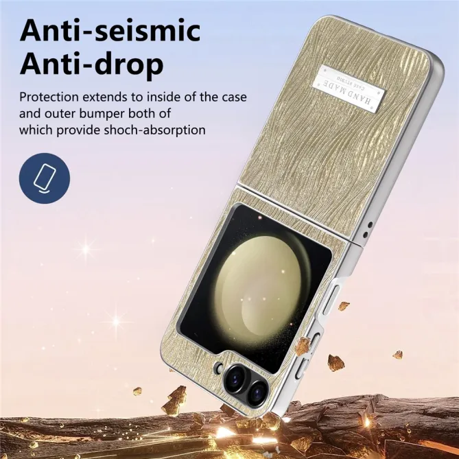Coque Samsung Galaxy Z Flip 7 FE / Z Flip 6 Effet Vague Electroplate