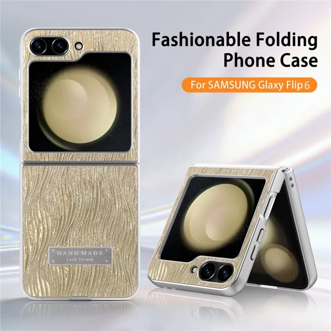 Coque Samsung Galaxy Z Flip 7 FE / Z Flip 6 Effet Vague Electroplate
