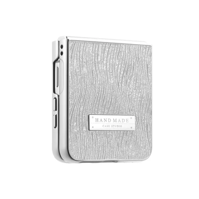 Coque Samsung Galaxy Z Flip 7 FE / Z Flip 6 Effet Vague Electroplate