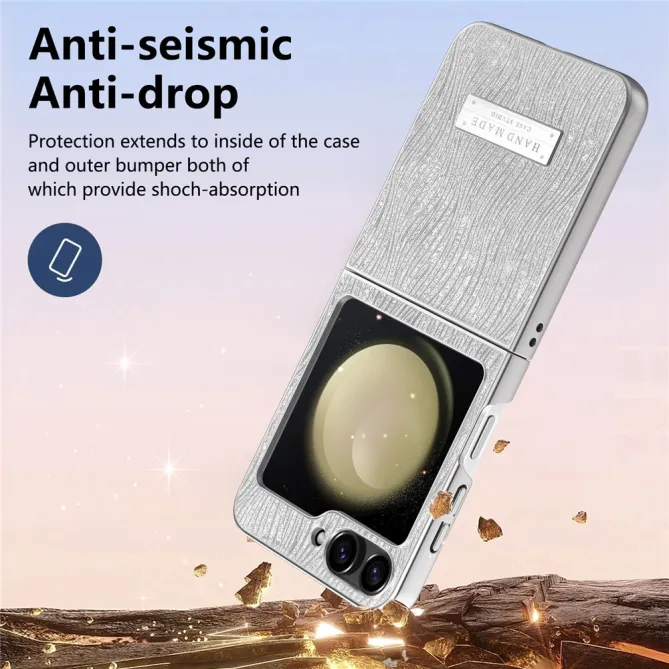 Coque Samsung Galaxy Z Flip 7 FE / Z Flip 6 Effet Vague Electroplate
