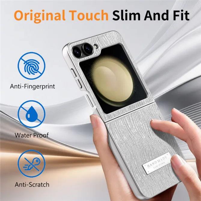 Coque Samsung Galaxy Z Flip 7 FE / Z Flip 6 Effet Vague Electroplate
