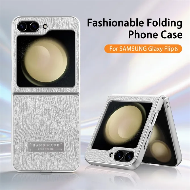 Coque Samsung Galaxy Z Flip 7 FE / Z Flip 6 Effet Vague Electroplate