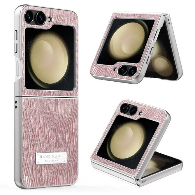 Coque Samsung Galaxy Z Flip 7 FE / Z Flip 6 Effet Vague Electroplate