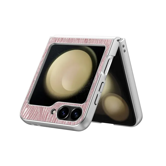 Coque Samsung Galaxy Z Flip 7 FE / Z Flip 6 Effet Vague Electroplate