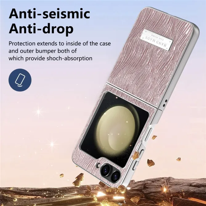Coque Samsung Galaxy Z Flip 7 FE / Z Flip 6 Effet Vague Electroplate