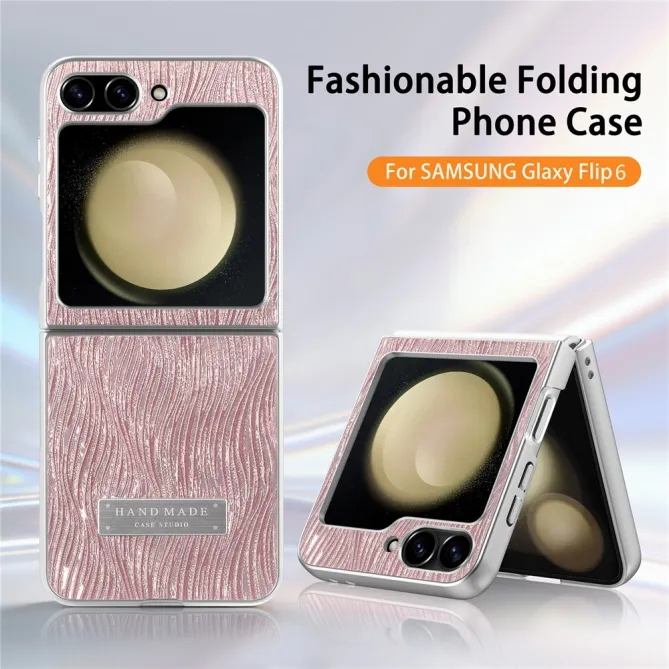 Coque Samsung Galaxy Z Flip 7 FE / Z Flip 6 Effet Vague Electroplate