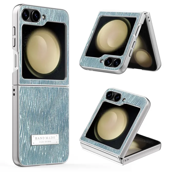 Coque Samsung Galaxy Z Flip 7 FE / Z Flip 6 Effet Vague Electroplate