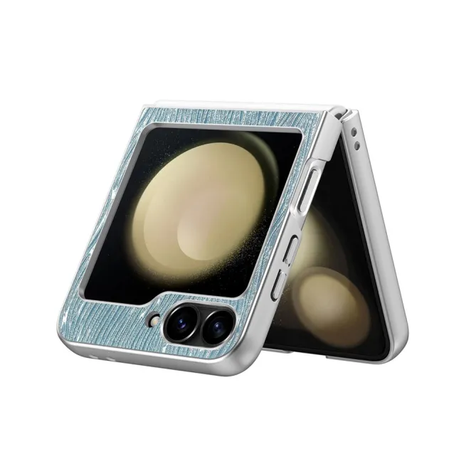 Coque Samsung Galaxy Z Flip 7 FE / Z Flip 6 Effet Vague Electroplate
