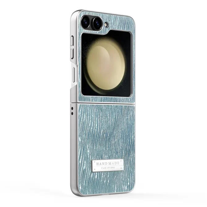 Coque Samsung Galaxy Z Flip 7 FE / Z Flip 6 Effet Vague Electroplate