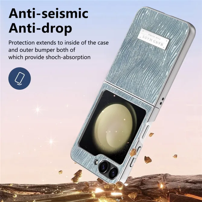 Coque Samsung Galaxy Z Flip 7 FE / Z Flip 6 Effet Vague Electroplate