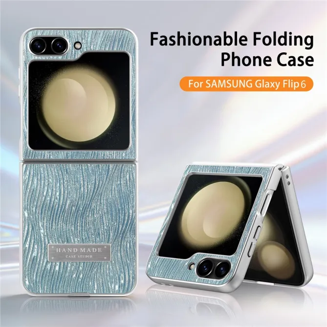 Coque Samsung Galaxy Z Flip 7 FE / Z Flip 6 Effet Vague Electroplate