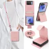 Housse Portefeuille Samsung Galaxy Z Flip 7 FE / Z Flip 6 Detachable Cuir Vintage