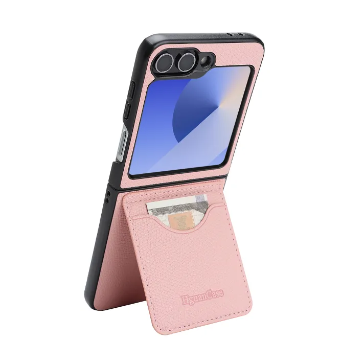 Housse Portefeuille Samsung Galaxy Z Flip 7 FE / Z Flip 6 Detachable Cuir Vintage
