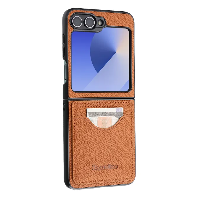 Housse Portefeuille Samsung Galaxy Z Flip 7 FE / Z Flip 6 Detachable Cuir Vintage