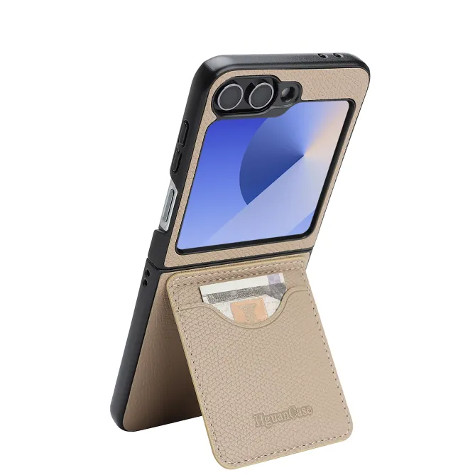 Housse Portefeuille Samsung Galaxy Z Flip 7 FE / Z Flip 6 Detachable Cuir Vintage