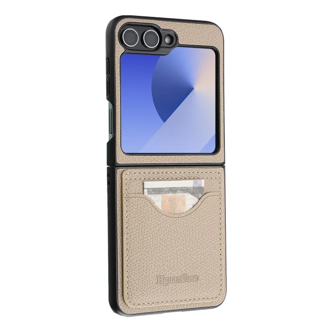 Housse Portefeuille Samsung Galaxy Z Flip 7 FE / Z Flip 6 Detachable Cuir Vintage