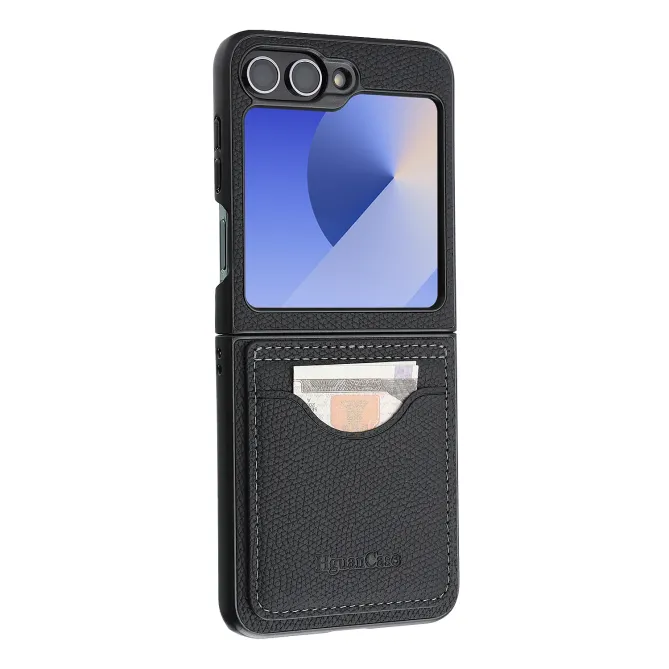 Housse Portefeuille Samsung Galaxy Z Flip 7 FE / Z Flip 6 Detachable Cuir Vintage