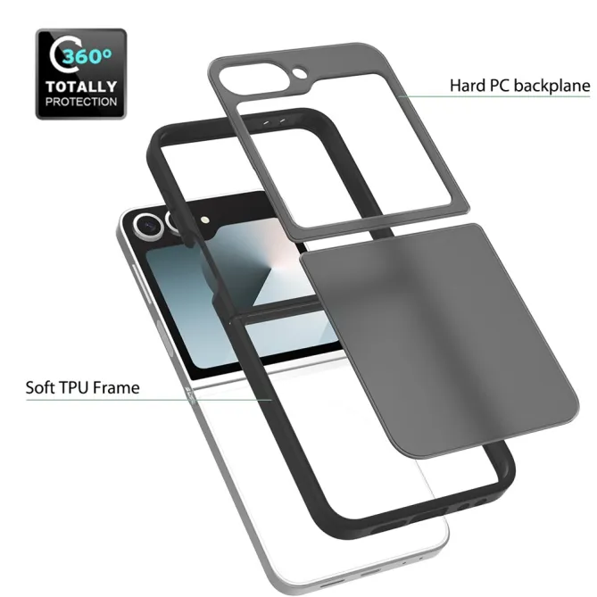 Coque Translucide Samsung Galaxy Z Flip 6 / Flip 7 FE Anti-Traces