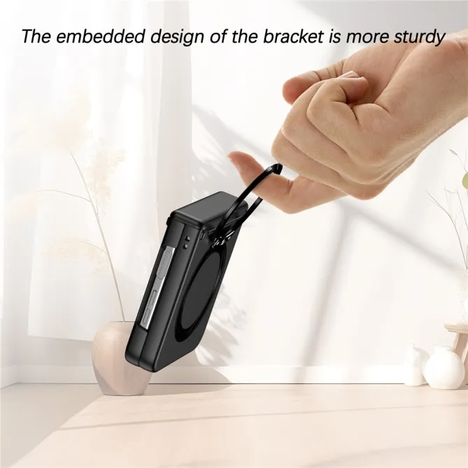 Coque Samsung Galaxy Z Flip 7 FE / Z Flip 6 Anneau Magnetique Charniere Ressort