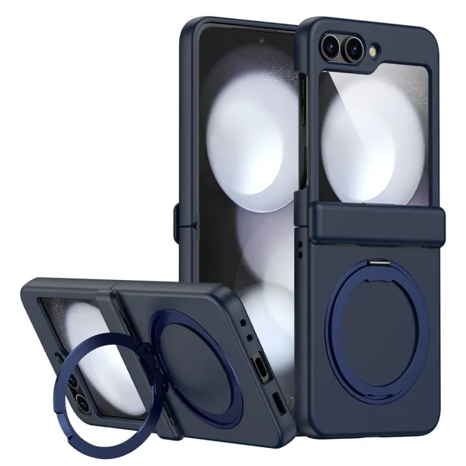 Coque Samsung Galaxy Z Flip 7 FE / Z Flip 6 Anneau Magnetique Charniere Ressort