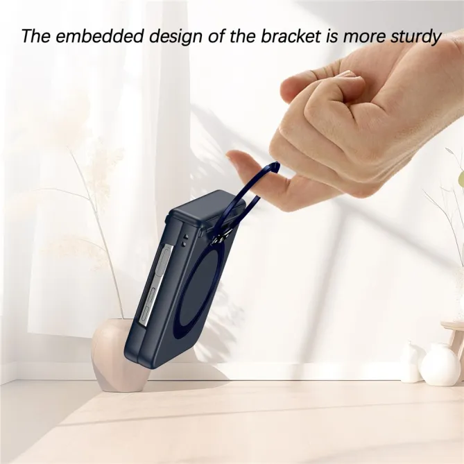 Coque Samsung Galaxy Z Flip 7 FE / Z Flip 6 Anneau Magnetique Charniere Ressort